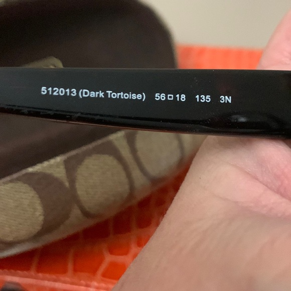 COACH Dark Tortoise Sunglasses - Picture 8 of 9